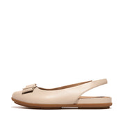 ALLEGRO Bow Leather Slingbacks