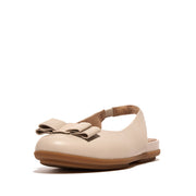 ALLEGRO Bow Leather Slingbacks