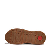 F-MODE Leather/Suede Flatform Sneakers