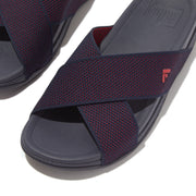 SURFER Mens Two-Tone Webbing Cross Slides