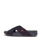 SURFER Mens Two-Tone Webbing Cross Slides