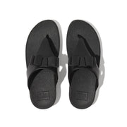 [IMPERFECT PAIR] LULU Bow Leather Toe-Post Sandals