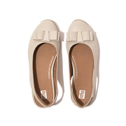 ALLEGRO Bow Leather Slingbacks