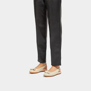 ALLEGRO Bow Leather Slingbacks