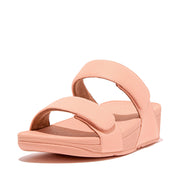 LULU Adjustable Leather Slides