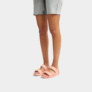 LULU Adjustable Leather Slides