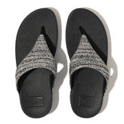 LULU Shimmerweave Toe-Post Sandals