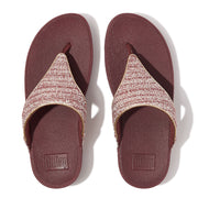 LULU Shimmerweave Toe-Post Sandals