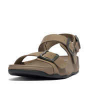 GOGH MOC Men's Buckle Nubuck Back-Strap Sandals