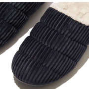 CHRISSIE Biofleece-Lined Corduroy Slippers