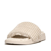 [IMPERFECT PAIR] IQUSHION Fleece-Lined Corduroy Slides
