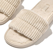 [IMPERFECT PAIR] IQUSHION Fleece-Lined Corduroy Slides