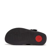 TRAKK II Mens Buckle Two-Tone Canvas Toe-Post Sandals