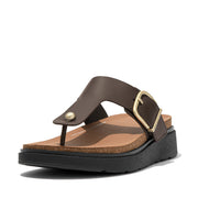 GEN-FF Buckle Leather Toe-Post Sandals