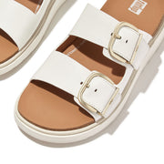 GEN-FF Buckle Two-Bar Leather Slides