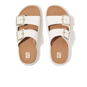 GEN-FF Buckle Two-Bar Leather Slides