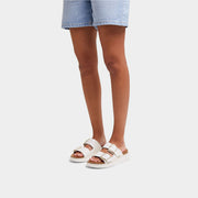 GEN-FF Buckle Two-Bar Leather Slides