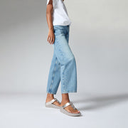 HALO Bead-Circle Metallic Toe-Post Sandals