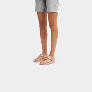 HALO Bead-Circle Metallic Toe-Post Sandals