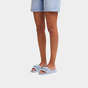 IQUSHION Adjustable Water-Resistant Knit Pool Slides