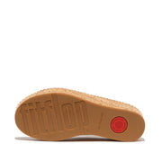 [IMPERFECT PAIR] ELOISE Leather/Cork Wedge Cross Slides