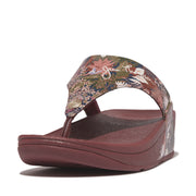 LULU x Jim Thompson Leather Toe-Post Sandals