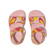 IQUSHION Kids Toddler Swirly Back-Strap Sandals
