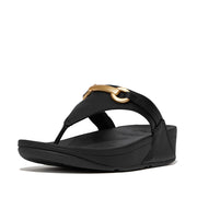FitFlop x Song Hye Kyo<br>LULU Chunky-Snaffle Leather Toe-Post Sandals
