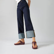 FitFlop x Song Hye Kyo<br>LULU Chunky-Snaffle Leather Toe-Post Sandals