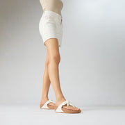 FitFlop x Song Hye Kyo<br>LULU Folded-Knot Leather Toe-Post Sandals