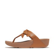 FitFlop x Song Hye Kyo<br>LULU Folded-Knot Leather Toe-Post Sandals