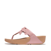 FitFlop x Song Hye Kyo<br>LULU Folded-Knot Leather Toe-Post Sandals