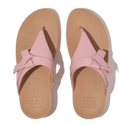 FitFlop x Song Hye Kyo<br>LULU Folded-Knot Leather Toe-Post Sandals
