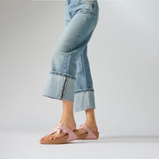 FitFlop x Song Hye Kyo<br>LULU Folded-Knot Leather Toe-Post Sandals