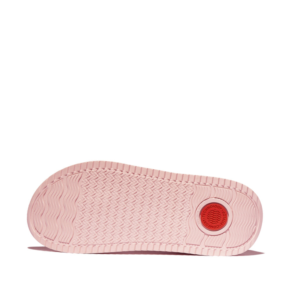 FitFlop Surff Two-Tone Webbing/Leather Back-Strap Sandals - Skywash Blue