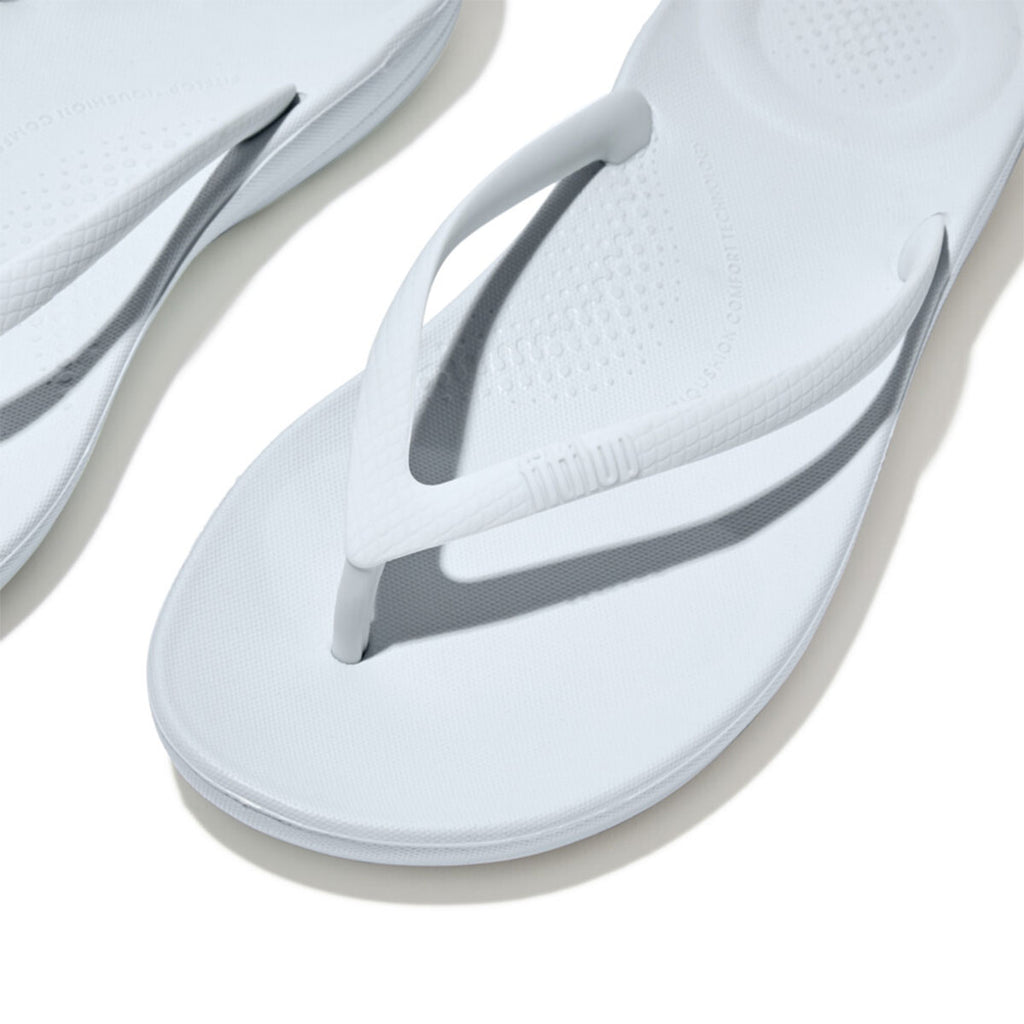 Fitflop Womens Iqushion Ergonomic Flip-Flops |E54-137| Beige
