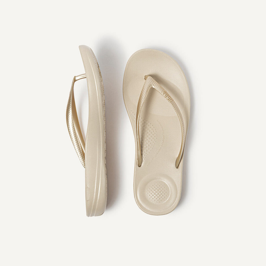 Fitflop iQushion Super-Ergonomic Flip Flops |E54-012| Bronze main image 1