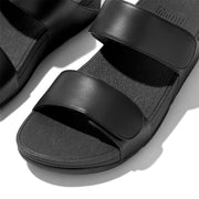 LULU Adjustable Leather Slides