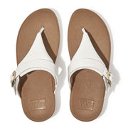LULU Adjustable Leather Toe-Post Sandals