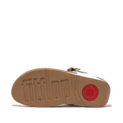 LULU Adjustable Leather Toe-Post Sandals