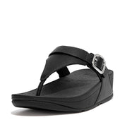 LULU Adjustable Leather Toe-Post Sandals