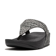 LULU Shimmerweave Toe-Post Sandals