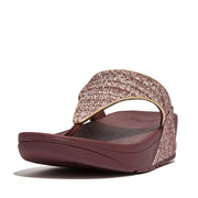 LULU Shimmerweave Toe-Post Sandals
