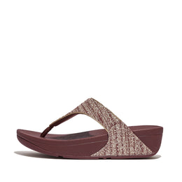 LULU Shimmerweave Toe-Post Sandals
