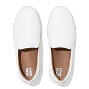 RALLY Leather Slip-On Skate Trainers